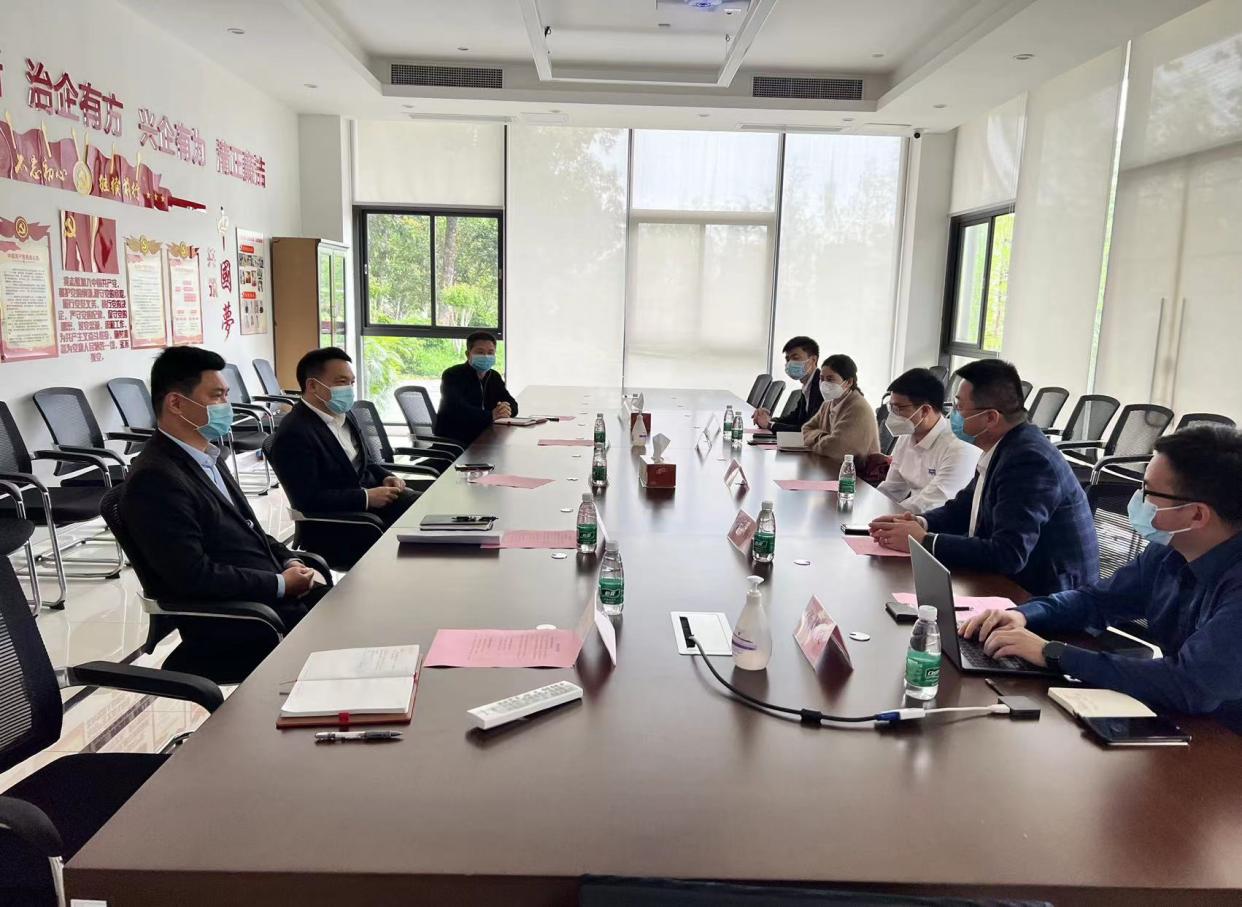 中软国际云智能业务集团领导莅临我司座谈交流
