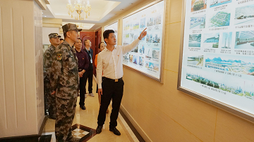 加强军企交流对接,助推军民融合发展——南部战区某预备团团长一行到广晟通信技术走访调研