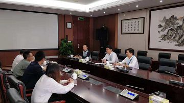 广晟通信技术公司领导到广晟公司汇报智慧党建平台建设工作